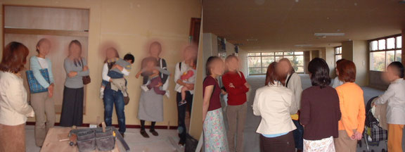 ヘアサロンと地域住民の共創の様子