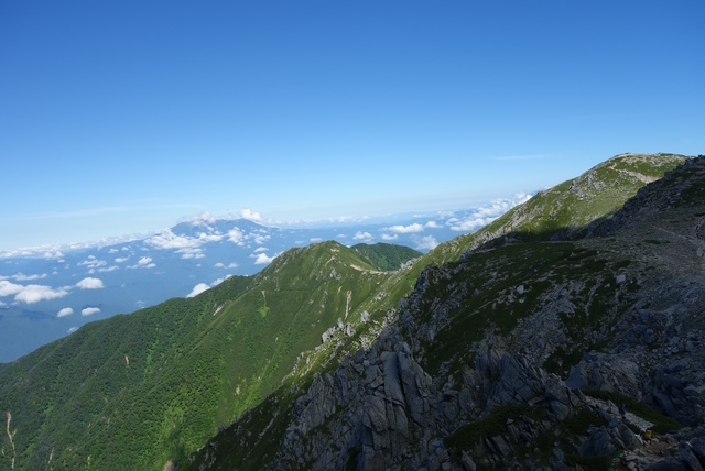 宝剣岳山頂からの景色3 宝剣岳山頂の絶景3