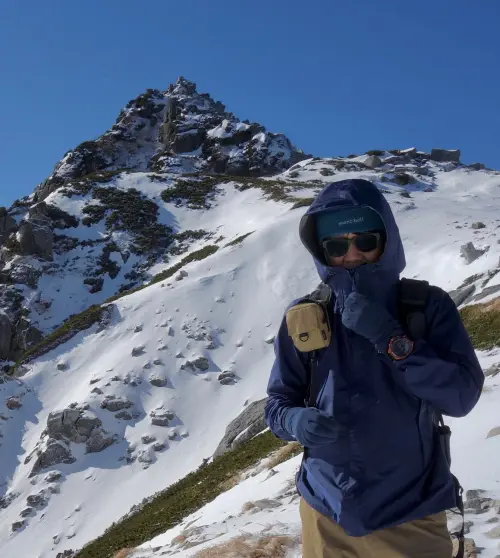 宝剣岳に登山した時の写真